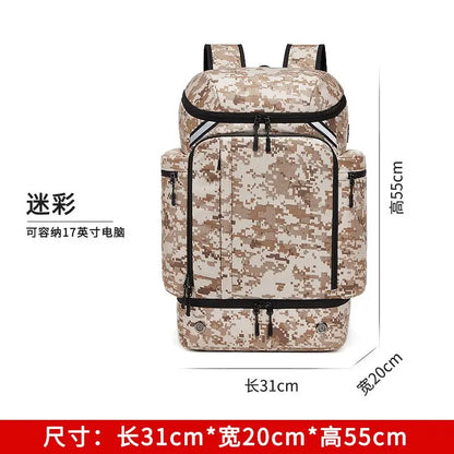 50 L Large Capacity Backpack Men Travel Outdoors Mountaineering Bag Waterproof Laptop Backpack Business Backpack With Shoe Bag