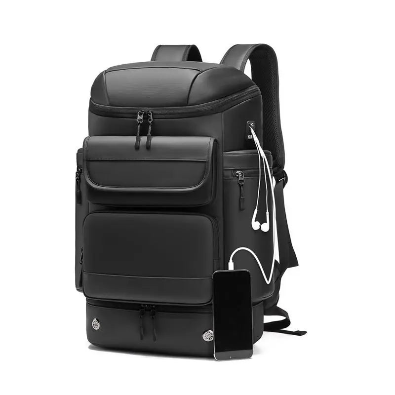 50 L Large Capacity Backpack Men Travel Outdoors Mountaineering Bag Waterproof Laptop Backpack Business Backpack With Shoe Bag