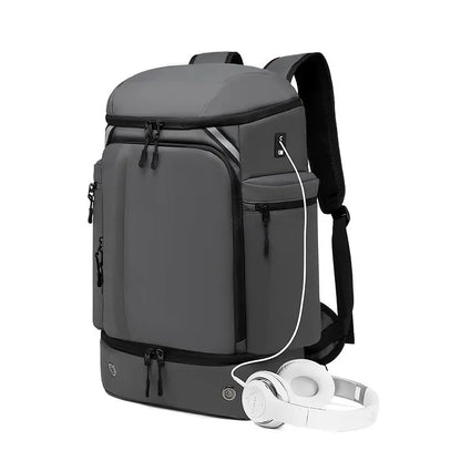 50 L Large Capacity Backpack Men Travel Outdoors Mountaineering Bag Waterproof Laptop Backpack Business Backpack With Shoe Bag