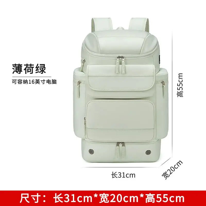 50 L Large Capacity Backpack Men Travel Outdoors Mountaineering Bag Waterproof Laptop Backpack Business Backpack With Shoe Bag
