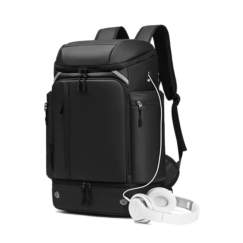 50 L Large Capacity Backpack Men Travel Outdoors Mountaineering Bag Waterproof Laptop Backpack Business Backpack With Shoe Bag