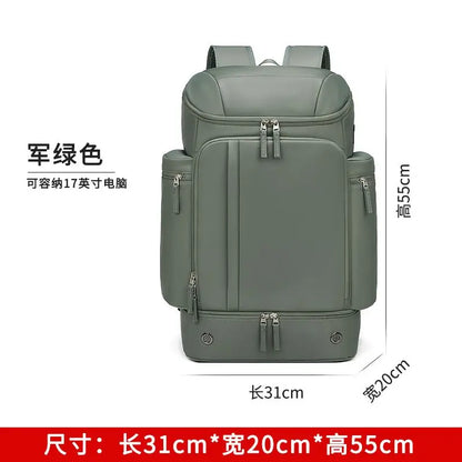 50 L Large Capacity Backpack Men Travel Outdoors Mountaineering Bag Waterproof Laptop Backpack Business Backpack With Shoe Bag