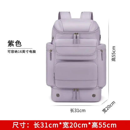 50 L Large Capacity Backpack Men Travel Outdoors Mountaineering Bag Waterproof Laptop Backpack Business Backpack With Shoe Bag