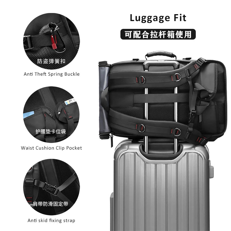 50 L Large Capacity Travel Backpack For Men Oxford High Quality Outdoor Hiking Bag Anti-theft Business Backpack Laptop Backpack