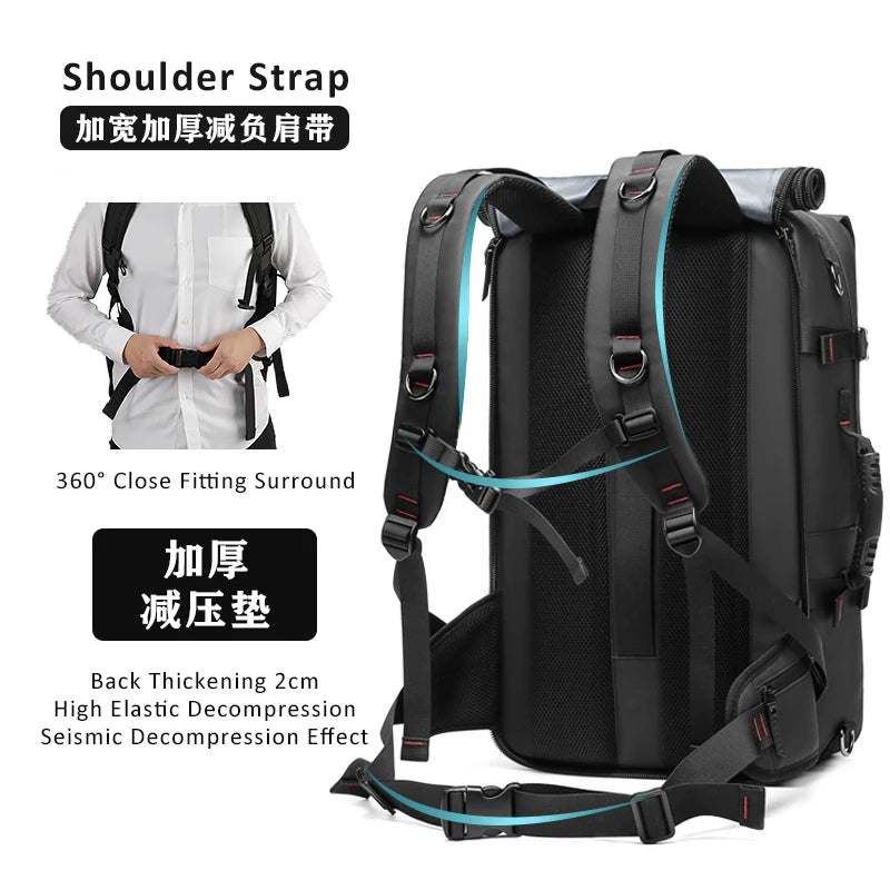 50 L Large Capacity Travel Backpack For Men Oxford High Quality Outdoor Hiking Bag Anti-theft Business Backpack Laptop Backpack