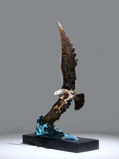 50% OFF 2023 Good Omens King's demeanor Copper Arab Eagle Falcon Home Shop Company Decorative GOOD LUCK thriving business money