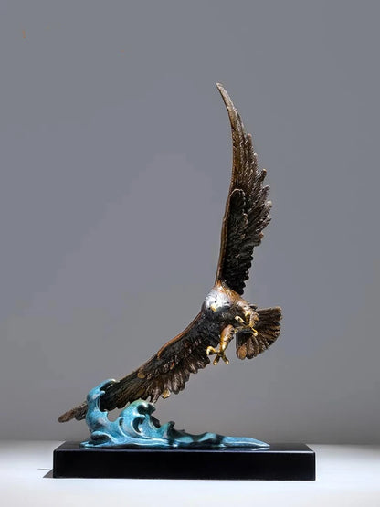 50% OFF 2023 Good Omens King's demeanor Copper Arab Eagle Falcon Home Shop Company Decorative GOOD LUCK thriving business money