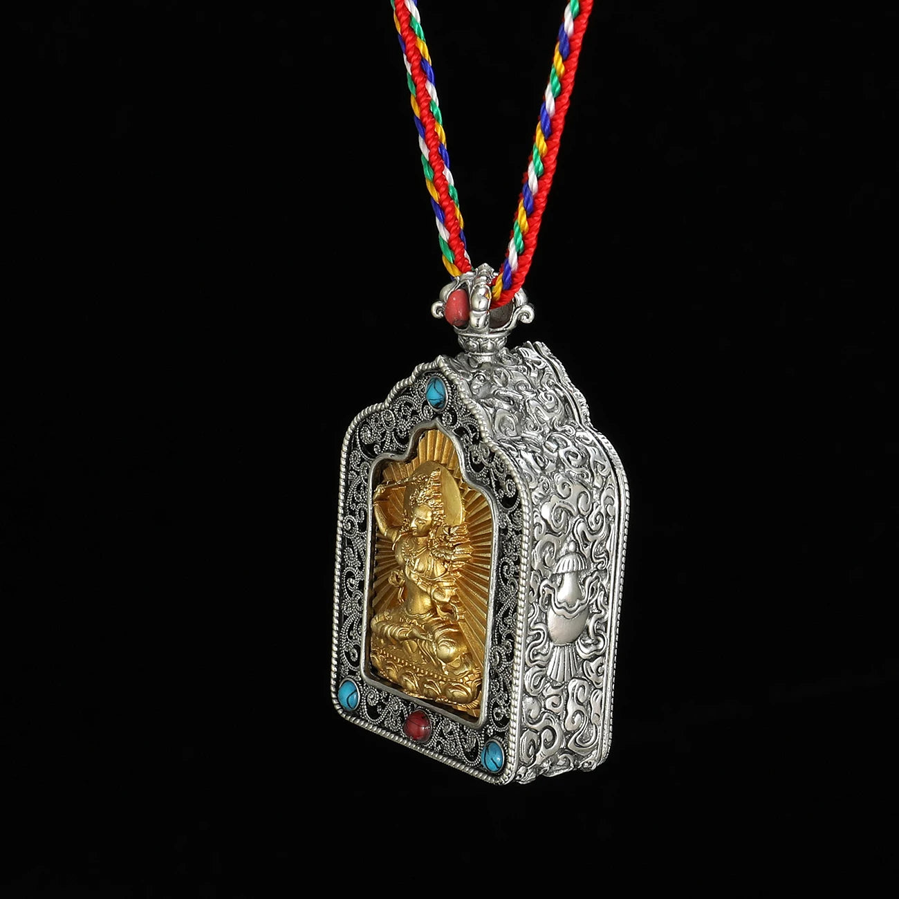 50% OFF 2023 Nepal Tibet Temple Bodhisattva Manjusri Buddha Pocket amulet bless safety good luck all-powerful talisman
