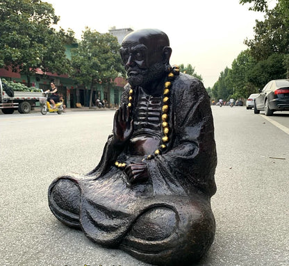 50%OFF 70cm huge large Buddhism Taoism ZenTao Dharma Bodhidharma buddha bronze Sculpture statue HOME temple protection