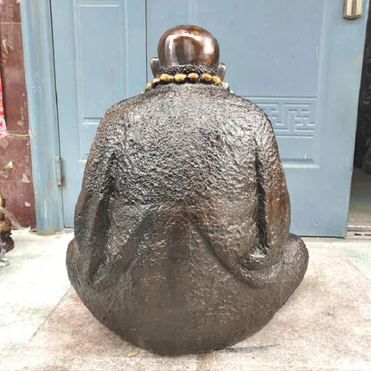 50%OFF 70cm huge large Buddhism Taoism ZenTao Dharma Bodhidharma buddha bronze Sculpture statue HOME temple protection