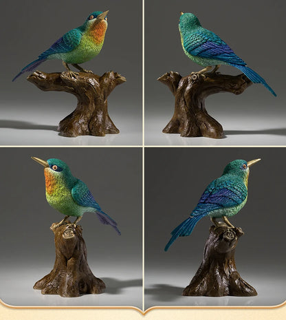 50% OFF Amazing TOP Handmade COPPER carving Animals work Rare lucky bird 2023 HOME BAR CLUB HOME high grade decorative art A12