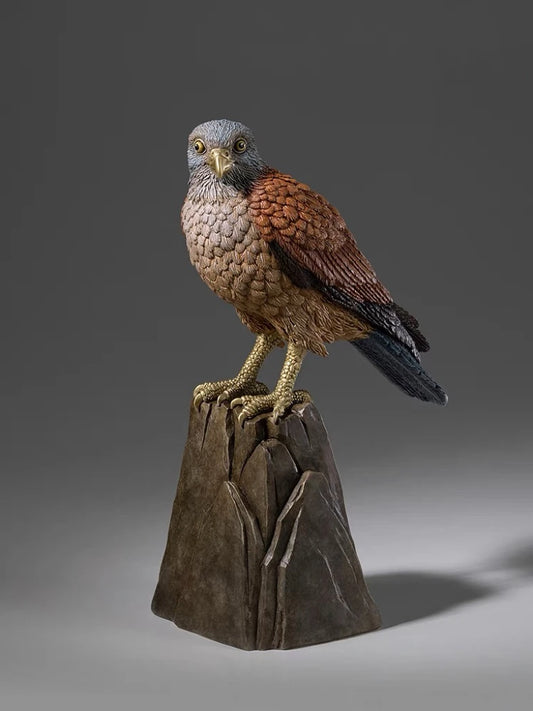 50% OFF BEST Business gift TOP decoration COLOR COPPER Lucky Bird hawk eagle Falcon Handmade Sculpture statue HOME OFFICE CLUB
