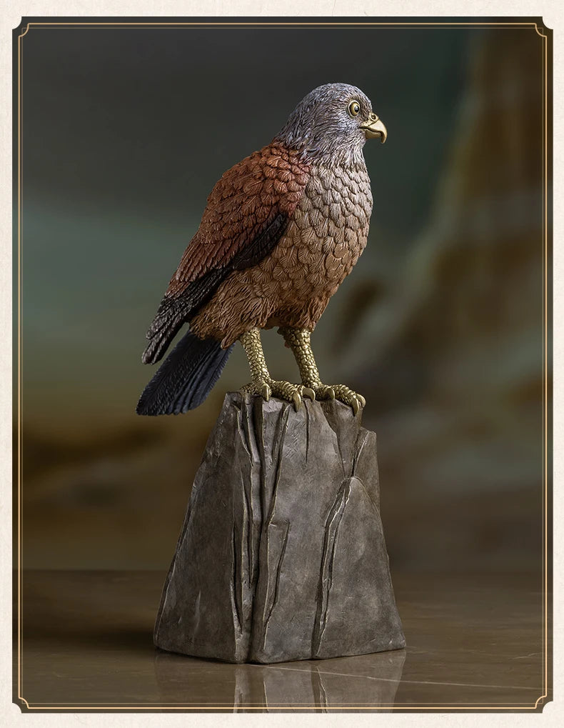 50% OFF BEST Business gift TOP decoration COLOR COPPER Lucky Bird hawk eagle Falcon Handmade Sculpture statue HOME OFFICE CLUB