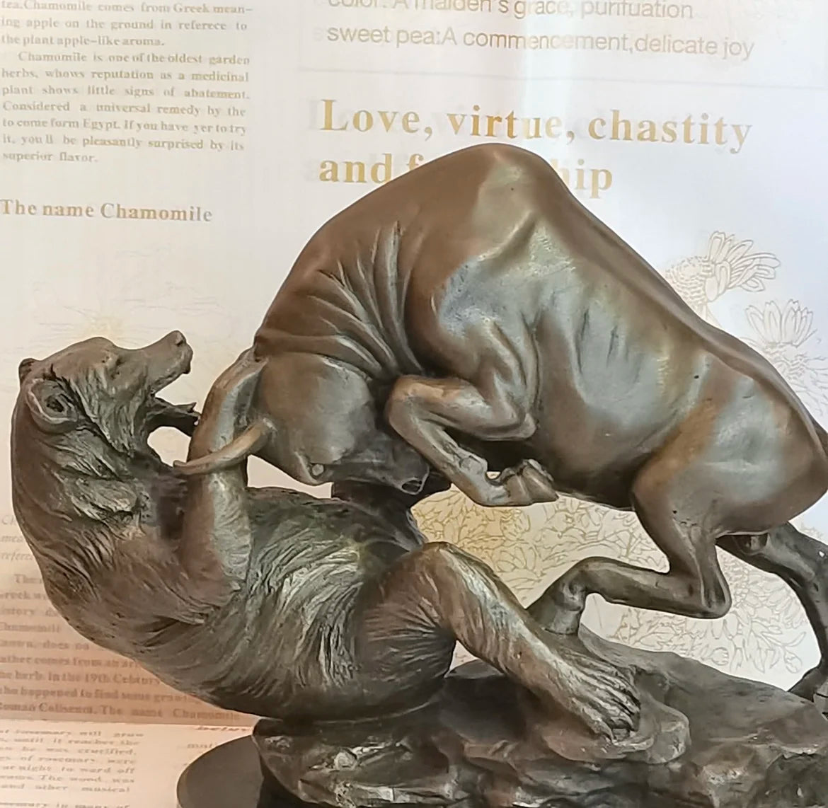 50% OFF Good Omens home company office Desk decoration Money Drawing wealth Stock market cattle Wall Street cattle Bronze Bull