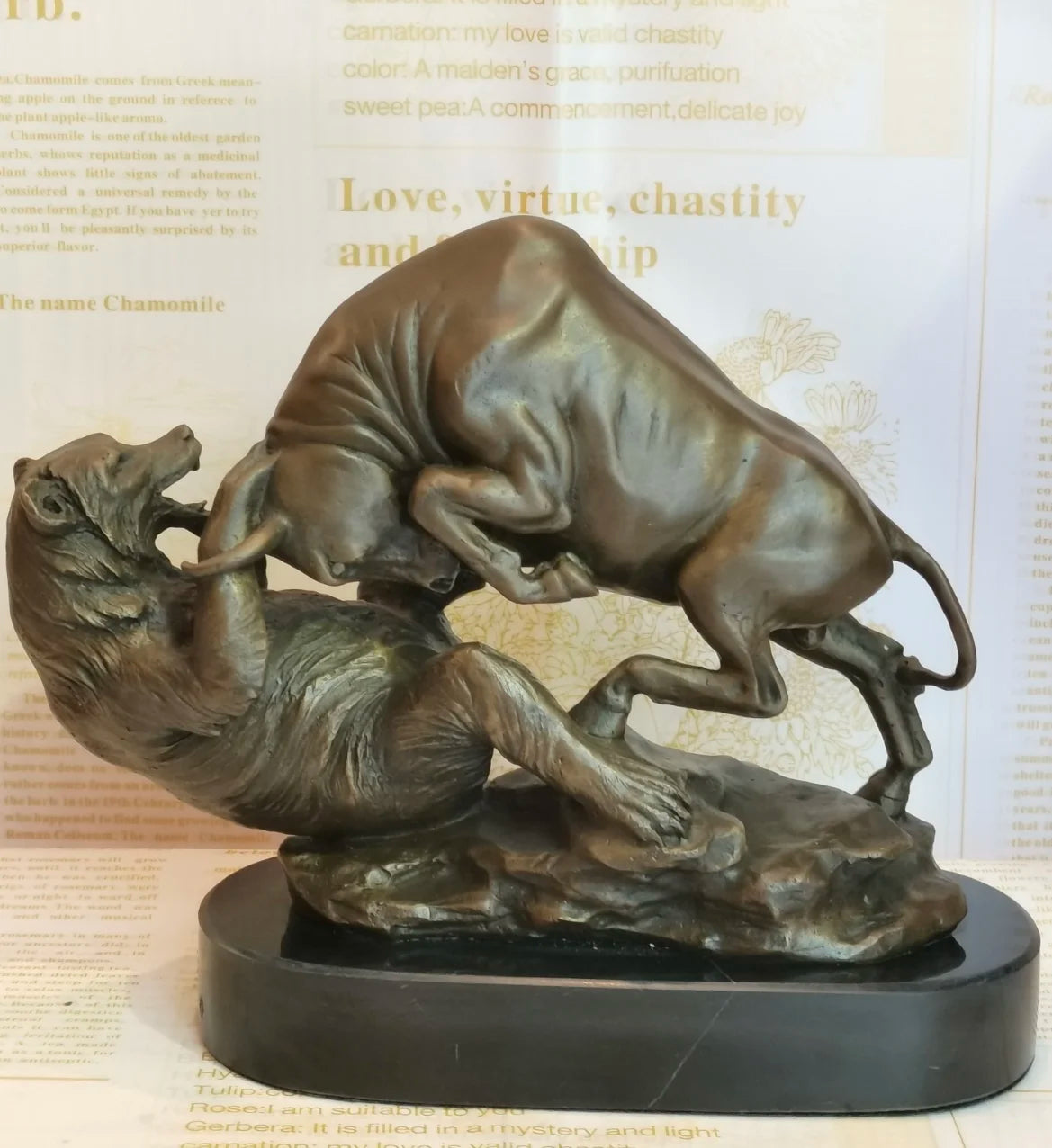50% OFF Good Omens home company office Desk decoration Money Drawing wealth Stock market cattle Wall Street cattle Bronze Bull