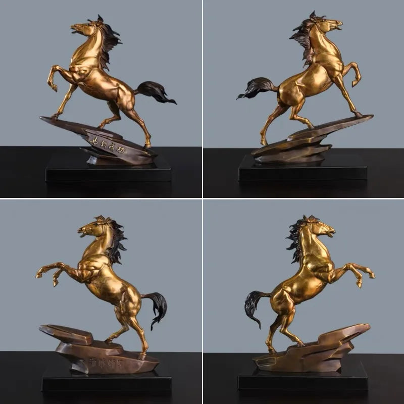 50%OFF MA DAO CHENG GONG Copper Decorative Success Statue GOOD Omens Home Company boss office Deco bring wealth money good luck