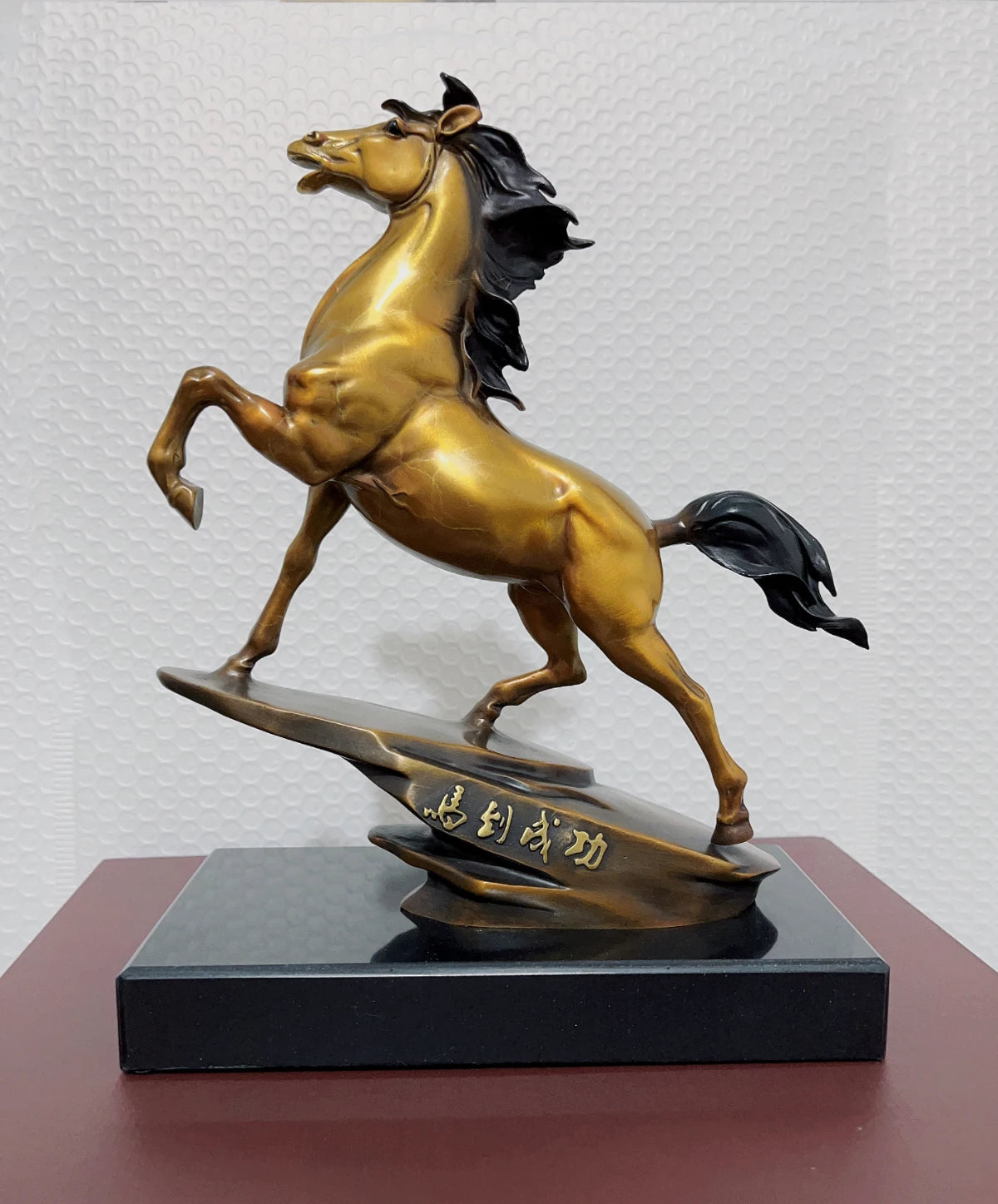 50%OFF MA DAO CHENG GONG Copper Decorative Success Statue GOOD Omens Home Company boss office Deco bring wealth money good luck