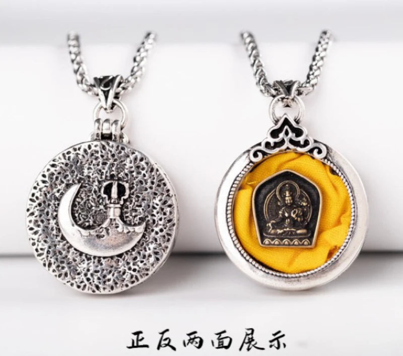 50% OFF Tibetan temple GOOD Amulet GUAN YIN Tara Buddha protection Efficacious talisman bless safety health GOOD LUCK Pendant