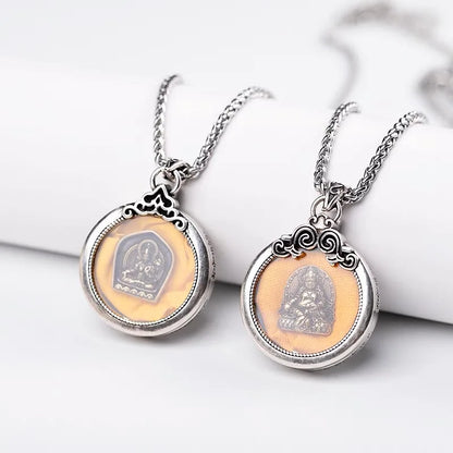 50% OFF Tibetan temple GOOD Amulet GUAN YIN Tara Buddha protection Efficacious talisman bless safety health GOOD LUCK Pendant