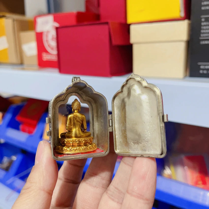 50% off GOOD Portable Amulet Sakyamuni Buddha GUWU HE Personal protection Efficacious talisman bless safety GOOD LUCK Pendant