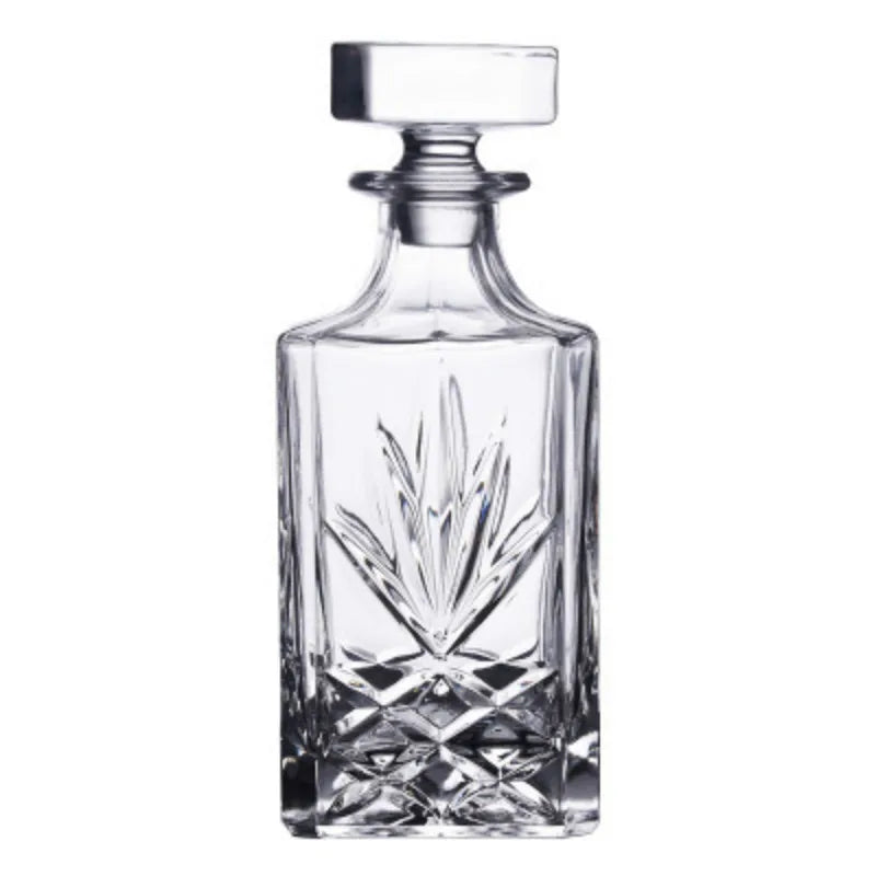 500-800Ml Elegant Whisky Wine Bottle Liquor Divider Thick Lead-Free Glass Wine Decanter Art Wine Set Distilled Beverage Pot