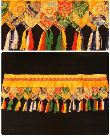 500CM long Wholesale Buddhist supply Buddhism HOME Temple buddha Hall Wall Deco Enclosing curtain Tapestry draperies WEIMAN