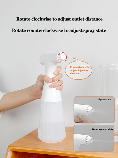 500ML Smart Handheld Atomizer Spray Gun Nano Sprayer Sterilizer Garden Sprayer Cordless Electric ULV Atomizer for Office