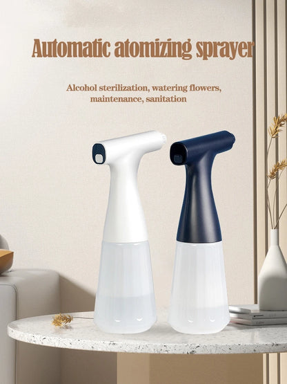 500ML Smart Handheld Atomizer Spray Gun Nano Sprayer Sterilizer Garden Sprayer Cordless Electric ULV Atomizer for Office