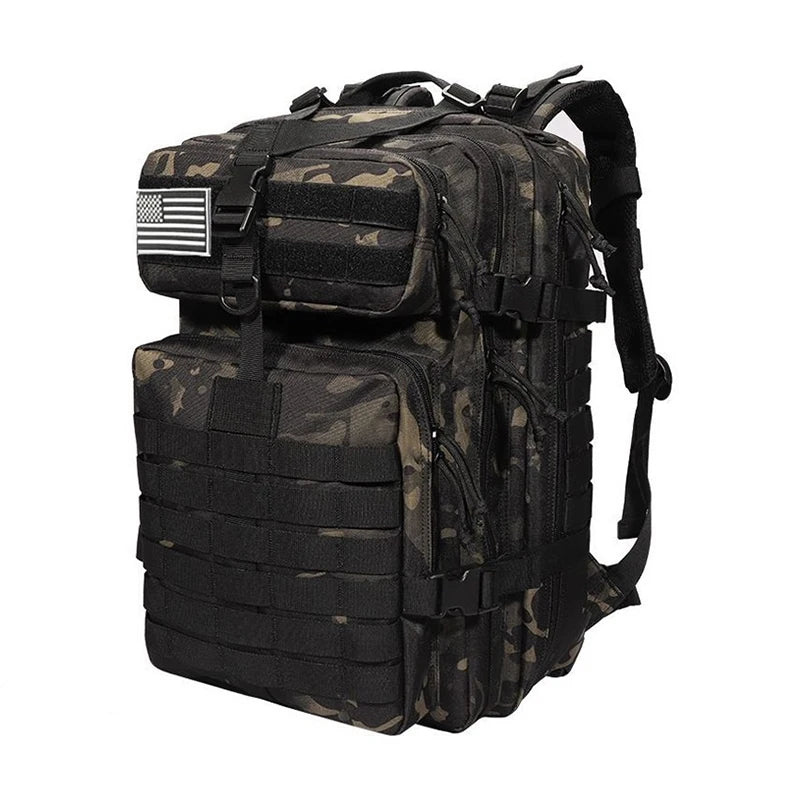 50L 1000D Nylon Waterproof Trekking Fishing Hunting Bag Backpack Outdoor Military Rucksacks Tactical Sports Camping Hiking