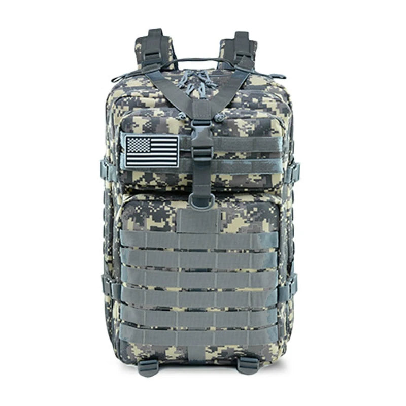 50L 1000D Nylon Waterproof Trekking Fishing Hunting Bag Backpack Outdoor Military Rucksacks Tactical Sports Camping Hiking