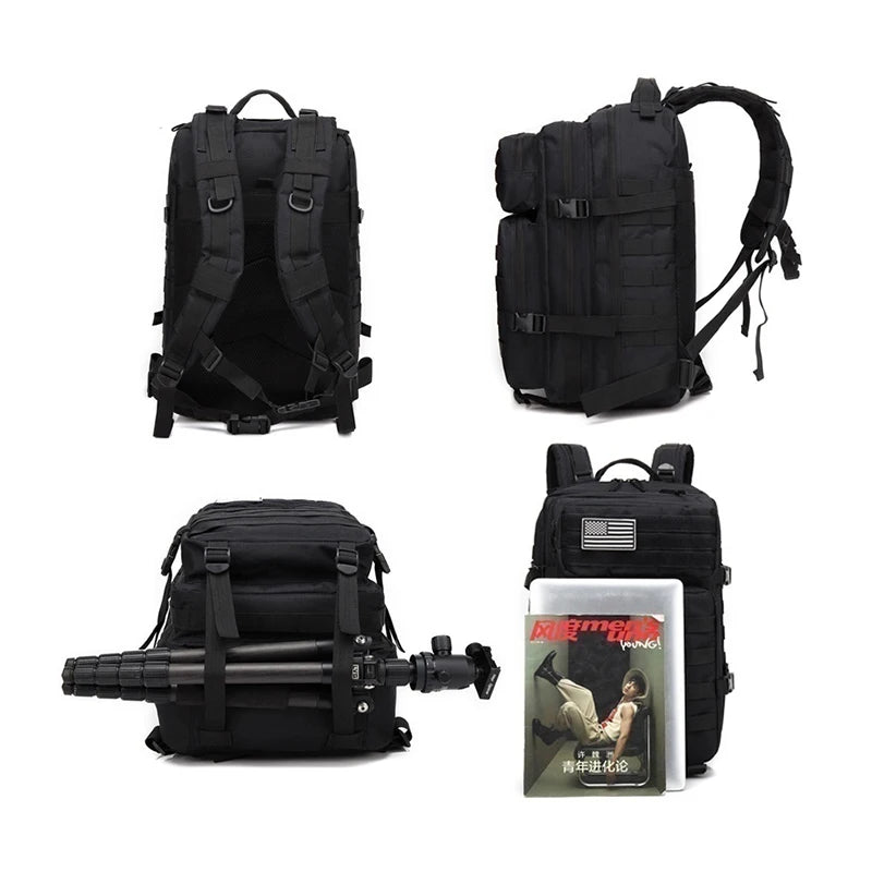 50L 1000D Nylon Waterproof Trekking Fishing Hunting Bag Backpack Outdoor Military Rucksacks Tactical Sports Camping Hiking