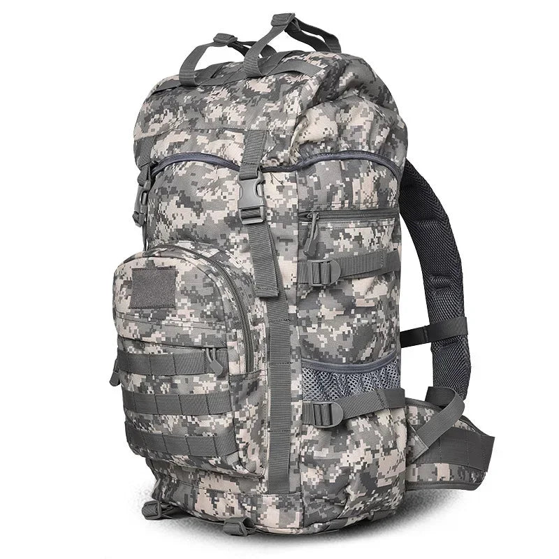 50L Backpack Large Tourism Military Tactics Large Capacity for Men Nylon Army Climbing Hiking Travel Mochila Camouflage Backpack