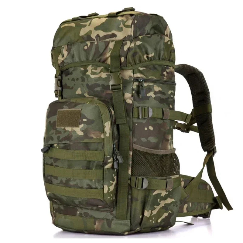 50L Backpack Large Tourism Military Tactics Large Capacity for Men Nylon Army Climbing Hiking Travel Mochila Camouflage Backpack