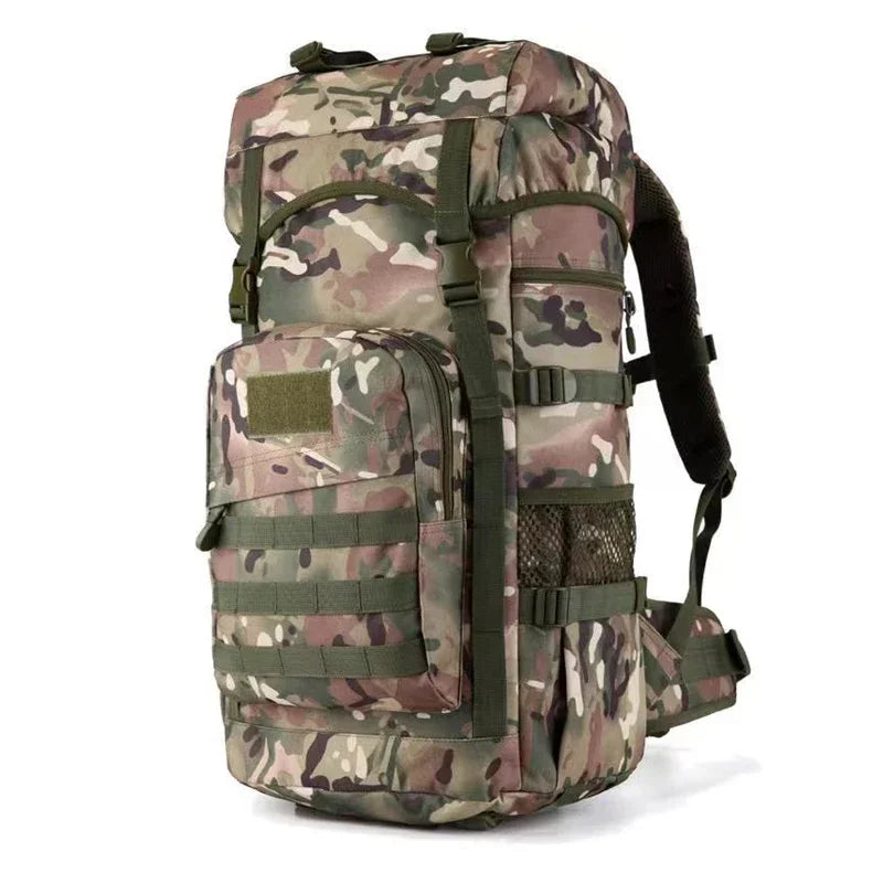 50L Backpack Large Tourism Military Tactics Large Capacity for Men Nylon Army Climbing Hiking Travel Mochila Camouflage Backpack