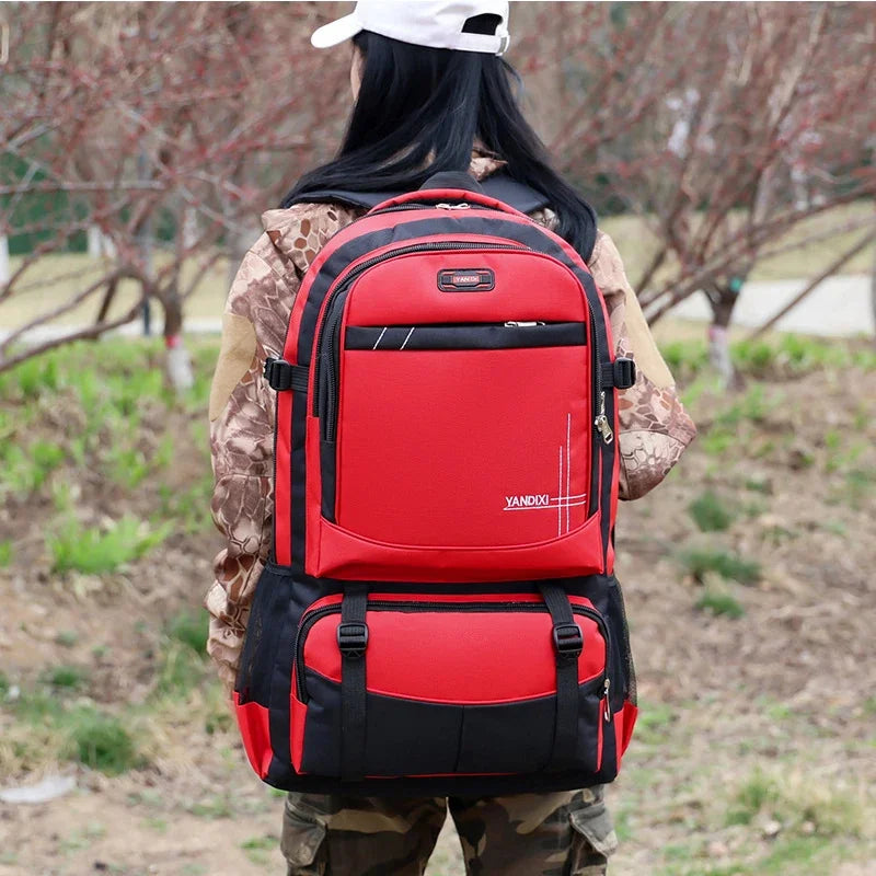 50L Men Unisex Outdoor Backpack Travel Sports Bag Pack Fishing Hiking Climbing Camping Rucksack For Male Women Female