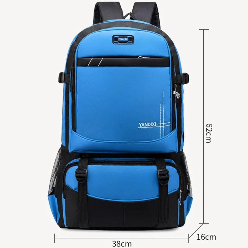 50L Men Unisex Outdoor Backpack Travel Sports Bag Pack Fishing Hiking Climbing Camping Rucksack For Male Women Female