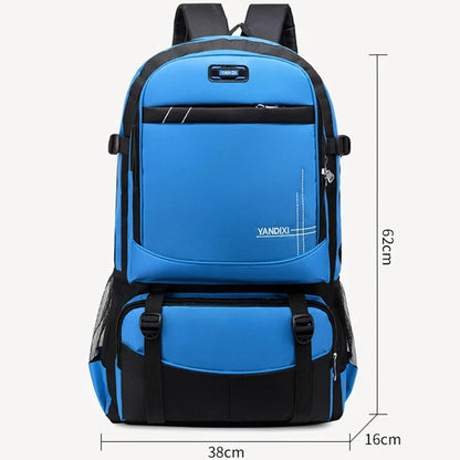 50L Men Unisex Outdoor Backpack Travel Sports Bag Pack Fishing Hiking Climbing Camping Rucksack For Male Women Female