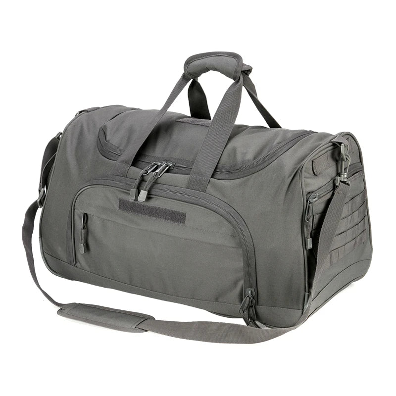 50L Travel Sports Bags Foldable Gym Bag Carry-on Luggage Duffle Bag With Shoes Compartment for Men Women 6 Colors