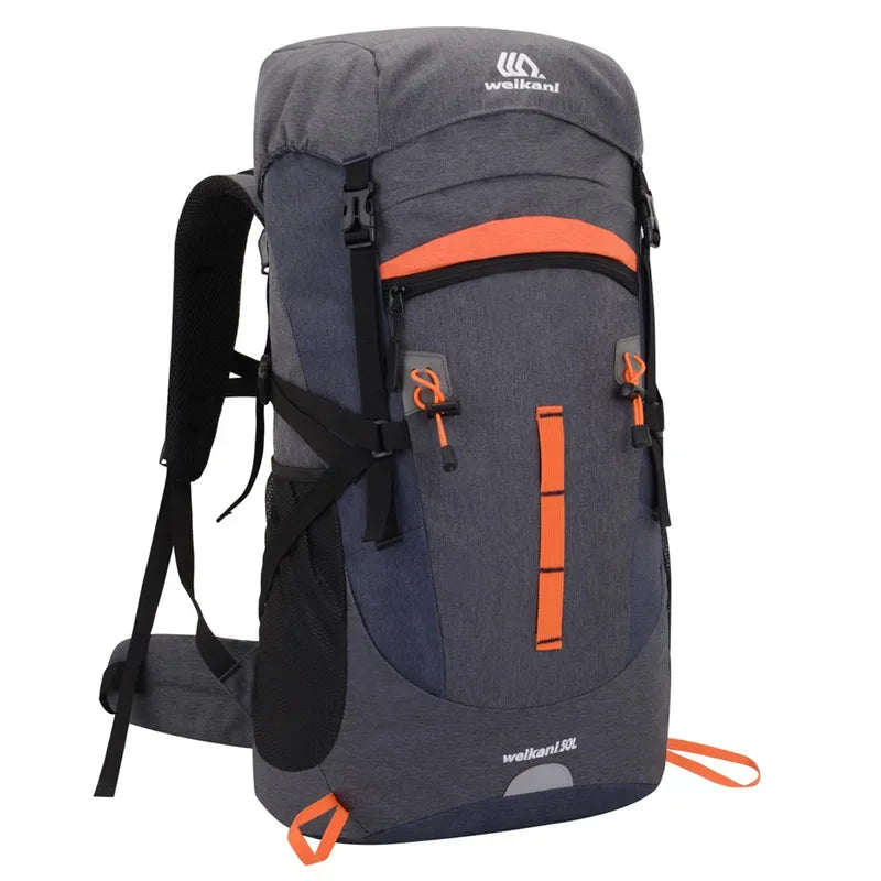 50L Unisex Waterproof Outdoor Trekking Rucksack Climbing Camping Backpack Travel Sports Bag Pack For Male Female