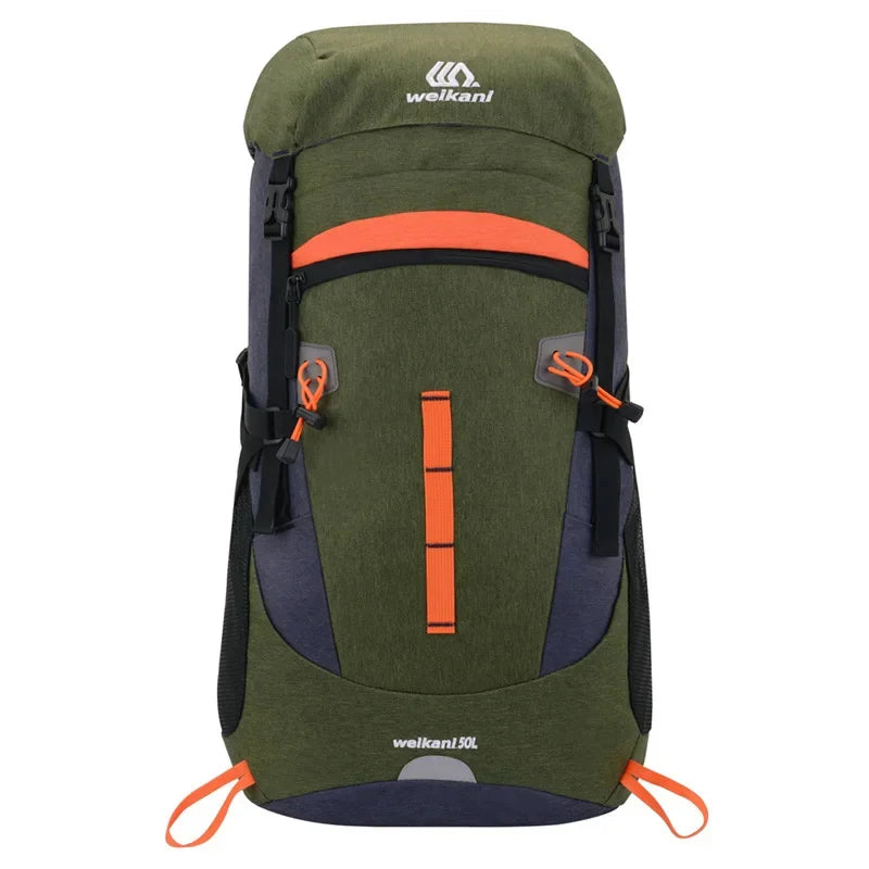 50L Unisex Waterproof Outdoor Trekking Rucksack Climbing Camping Backpack Travel Sports Bag Pack For Male Female