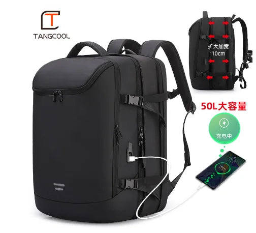 50L large Capacity Brand School Backpack bag for College student Oxford  Waterproof men  travel backpack Bag laptop Backpack Bag