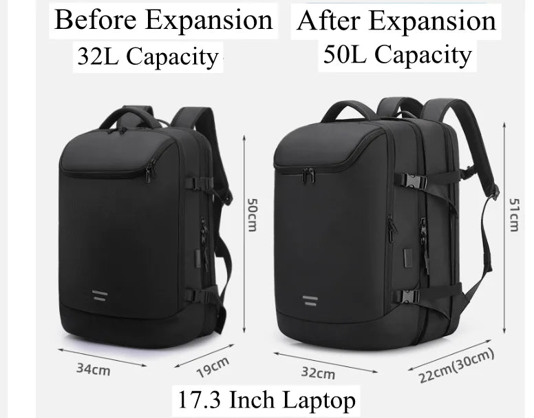 50L large Capacity Brand School Backpack bag for College student Oxford  Waterproof men  travel backpack Bag laptop Backpack Bag