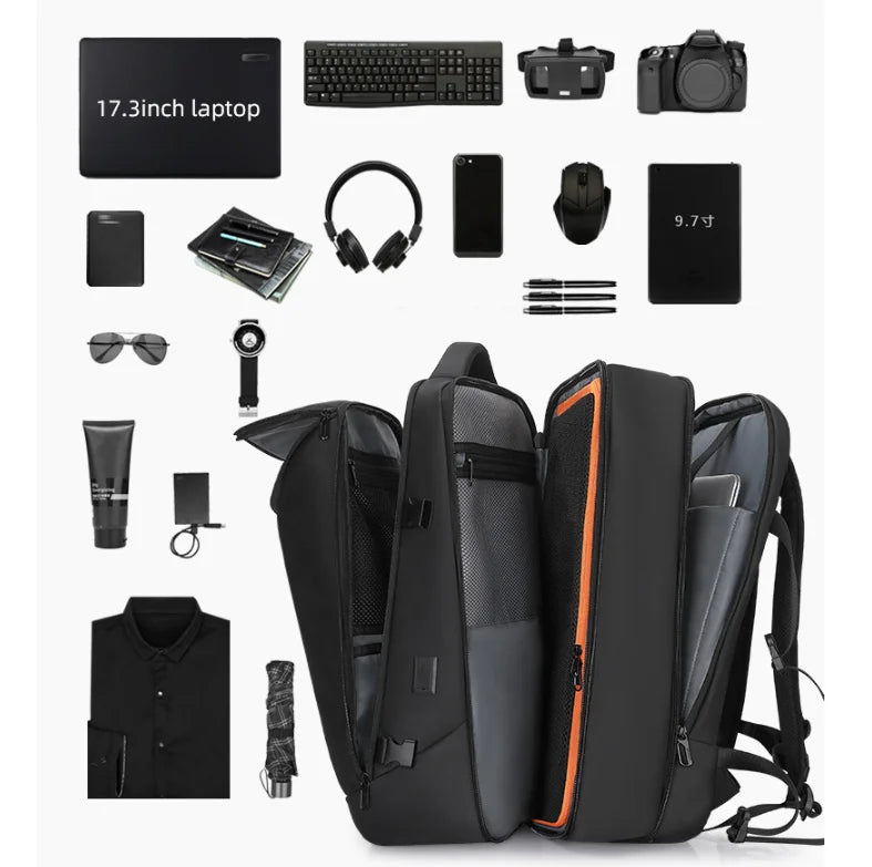 50L large Capacity Brand School Backpack bag for College student Oxford  Waterproof men  travel backpack Bag laptop Backpack Bag