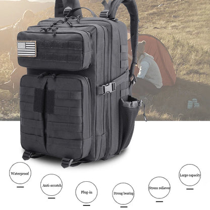 50L large capacity men's outdoor sports backpack 3P soft back outdoor waterproof backpack hiking camping hiking bag