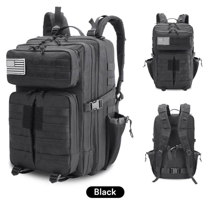 50L large capacity men's outdoor sports backpack 3P soft back outdoor waterproof backpack hiking camping hiking bag
