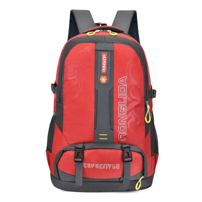 50L unisex men's travel back pack sports bag outdoor trekking Nylon hiking rucksack Climbing Camping backpack for male