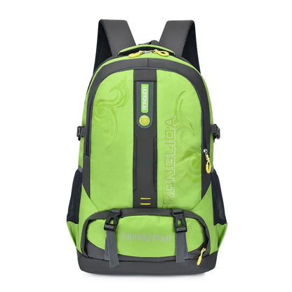 50L unisex men's travel back pack sports bag outdoor trekking Nylon hiking rucksack Climbing Camping backpack for male