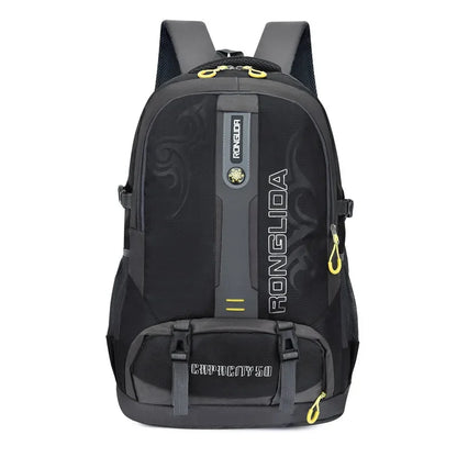 50L unisex men's travel back pack sports bag outdoor trekking Nylon hiking rucksack Climbing Camping backpack for male