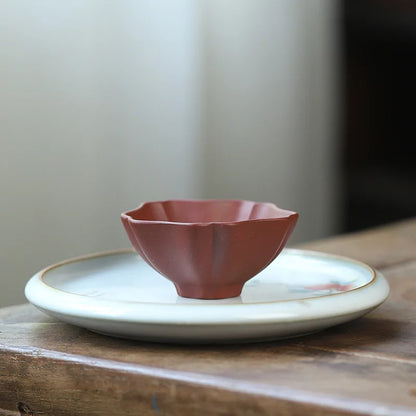 50cc Yixing 5-color Purple Sand Tea Cup 5 Kinds Of Mud Chinese Kung Fu Teacup Hand Made Heat Resistant Drinkware