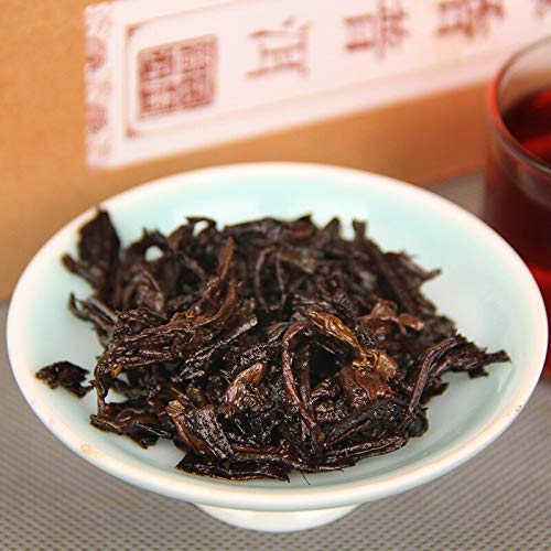 FullChea - 2017 Shu Puerh Box Tea - Ripe Pu-erh Aged Black Tea - Pu Erh Tea Loose Leaf - Pu Erh From Yunnan - Health Tea (4.23oz / 120g)